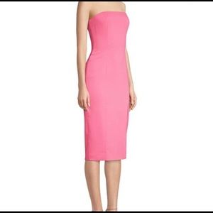 NWT Jay Godfrey Pink Thomson strapless dress 6